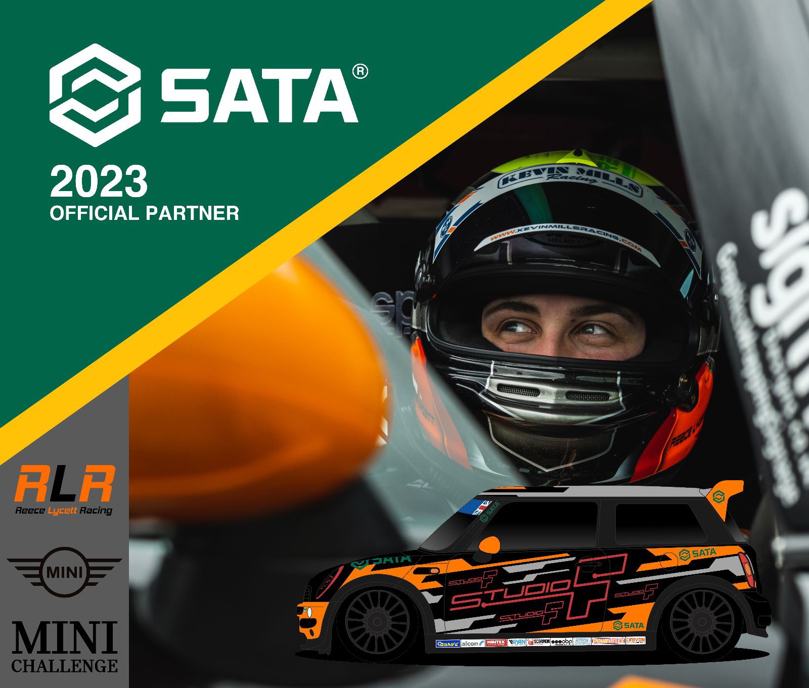 SATA x Reece Announcement Image.jpg Reece Lycett MiniCup Sponsorship SATA