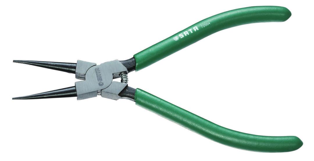 Internal Snap Ring Pliers 7", Straight Tips SATA