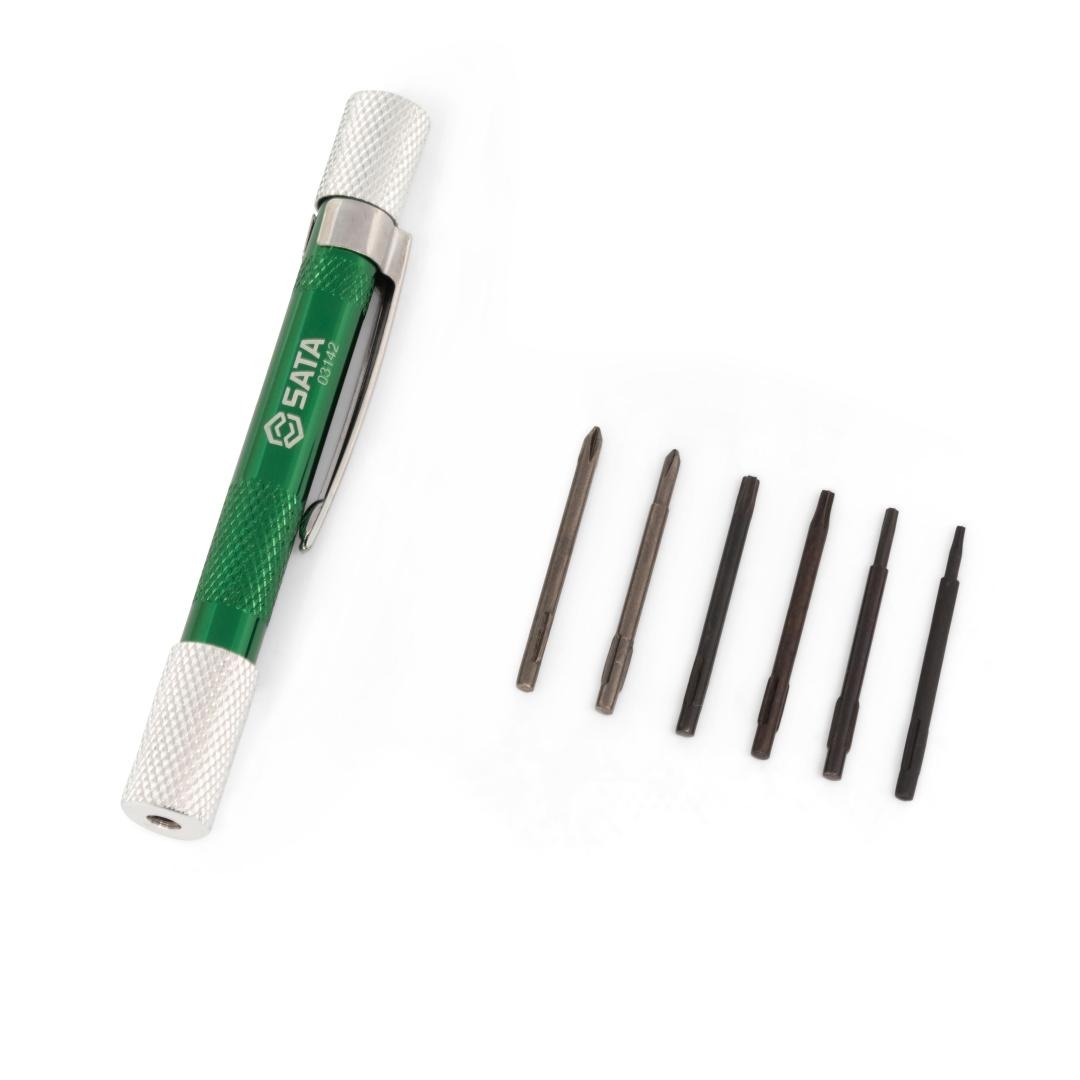 Mini Screw Drive System 6 Pc. Mini Screw Driver Set - SATA