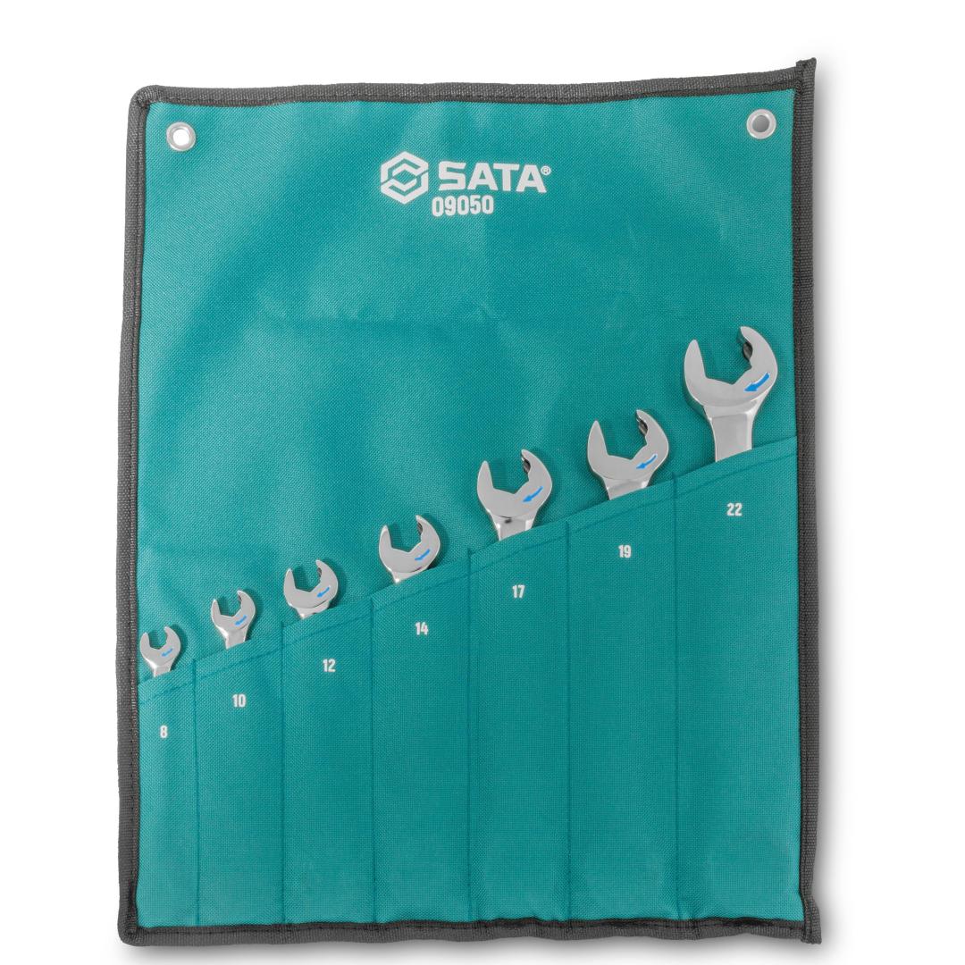 7 Pc. Metric Combination Ratcheting Wrench Set SATA