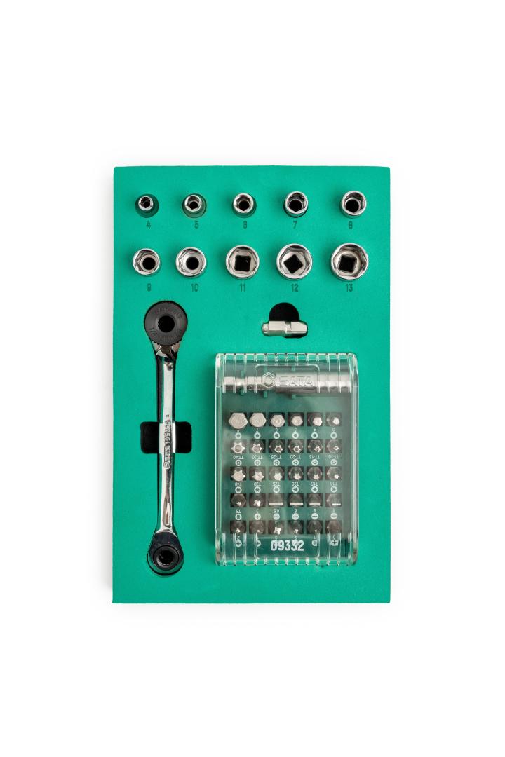 43 Piece 1/4” Drive Metric Micro Driver Set - SATA