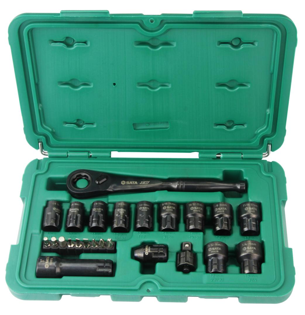 24 Pc. X6 Pass-Thru™ Mechanics Tool Set - SATA