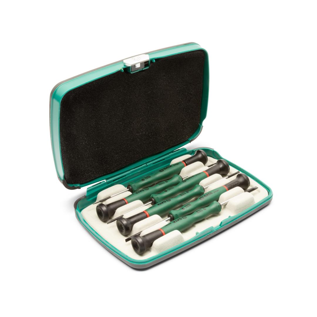 6 Pc. Precision Slotted Screwdriver Set - SATA