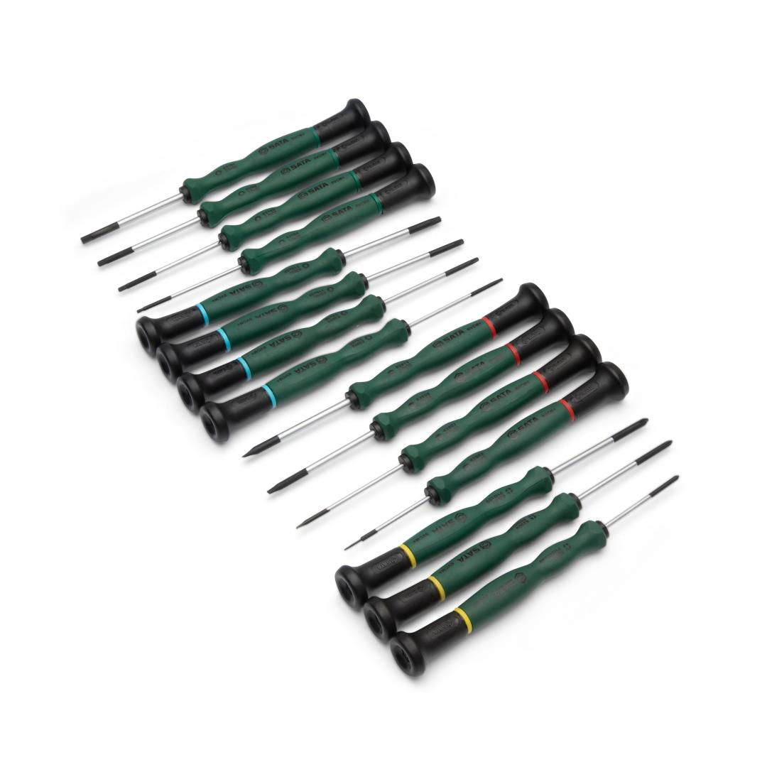 15 Pc. Precision Combination Screwdriver Set - SATA