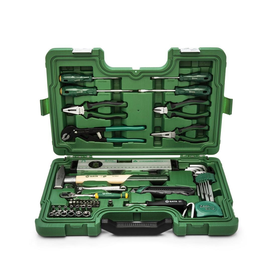 56 Pc. 1/4" Construction Tool Set SATA