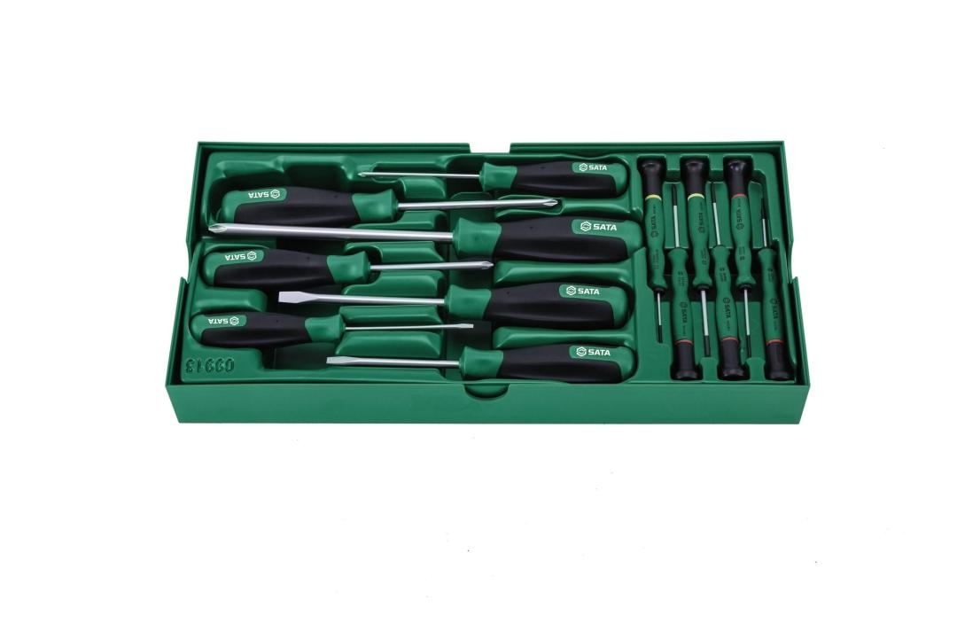 しょうすけ 13 Pc. Combination Screwdriver Tray Set - SATA