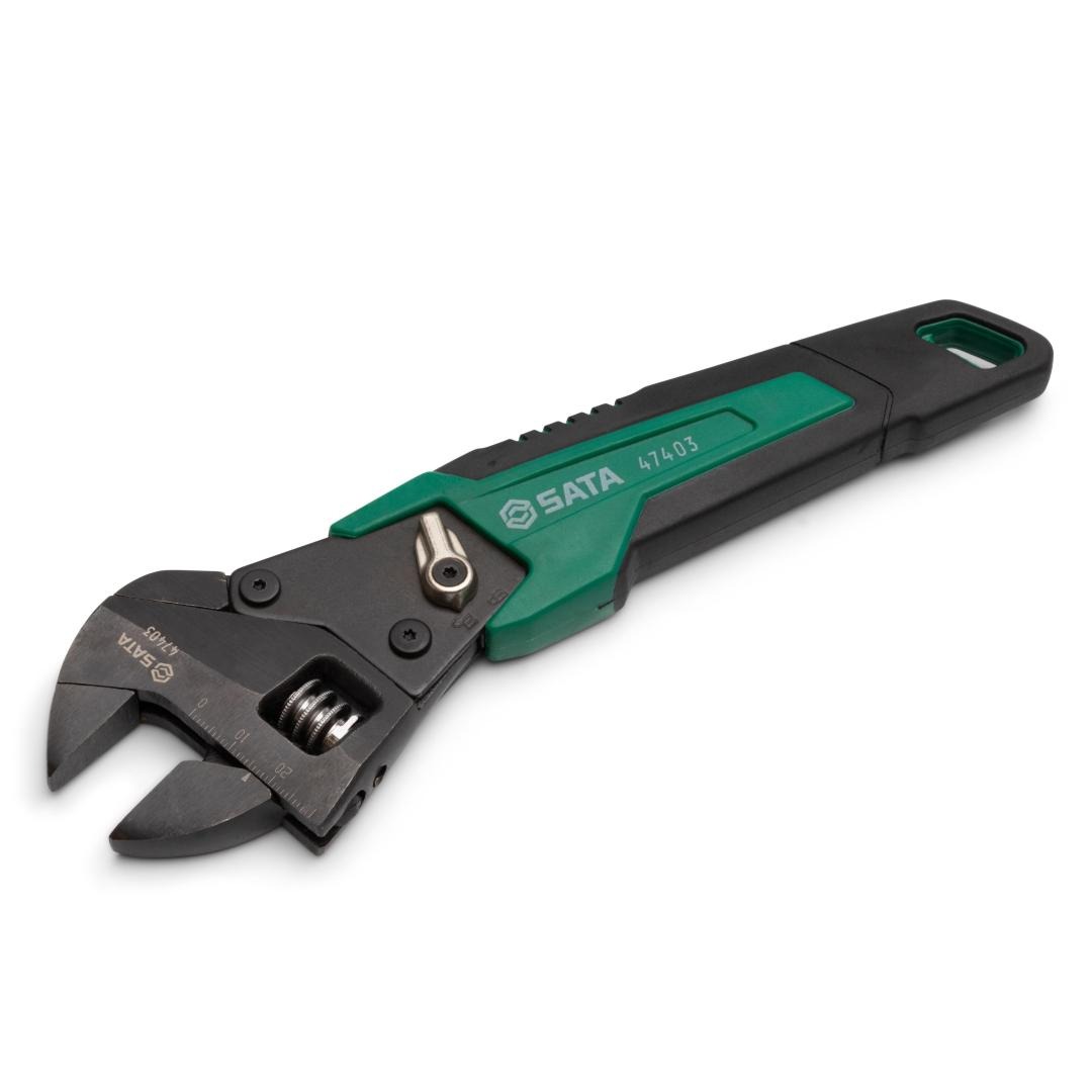 Ratcheting Adjustable Wrench 8" SATA