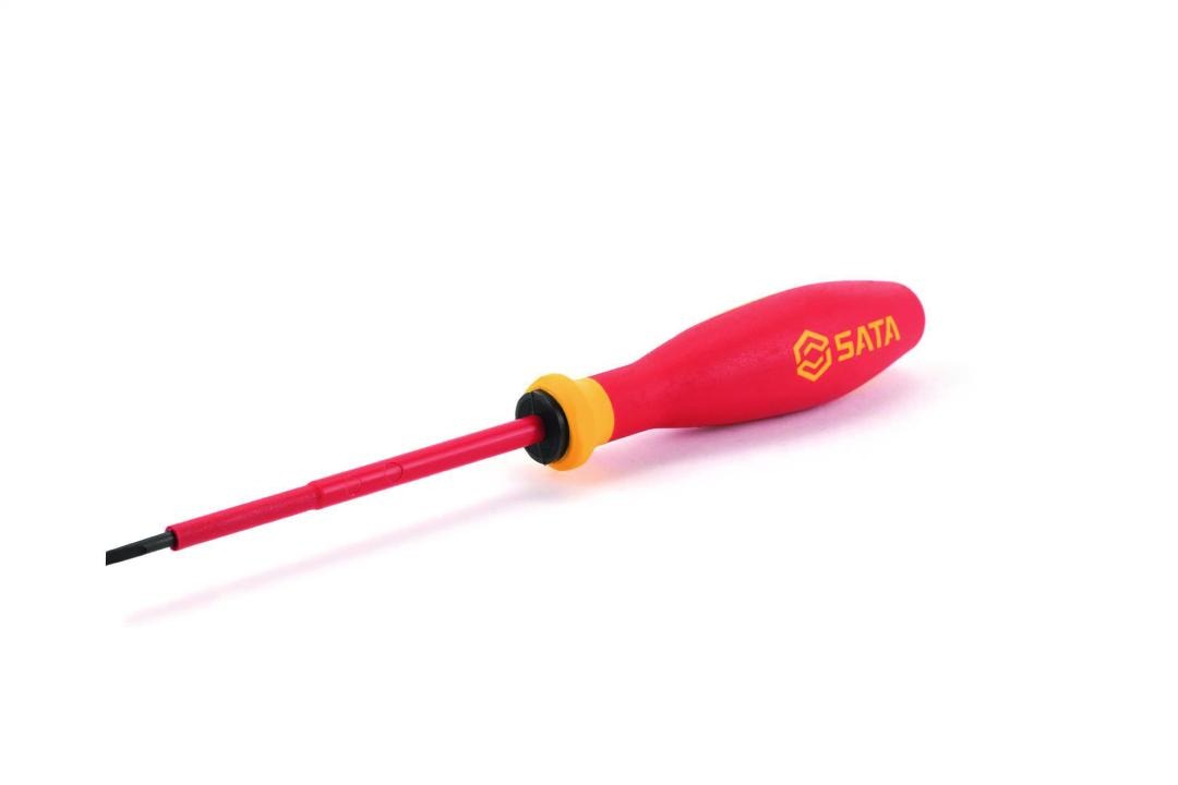 G-Series VDE Insulated Screwdriver - Slotted 5,5mmx125mm - SATA