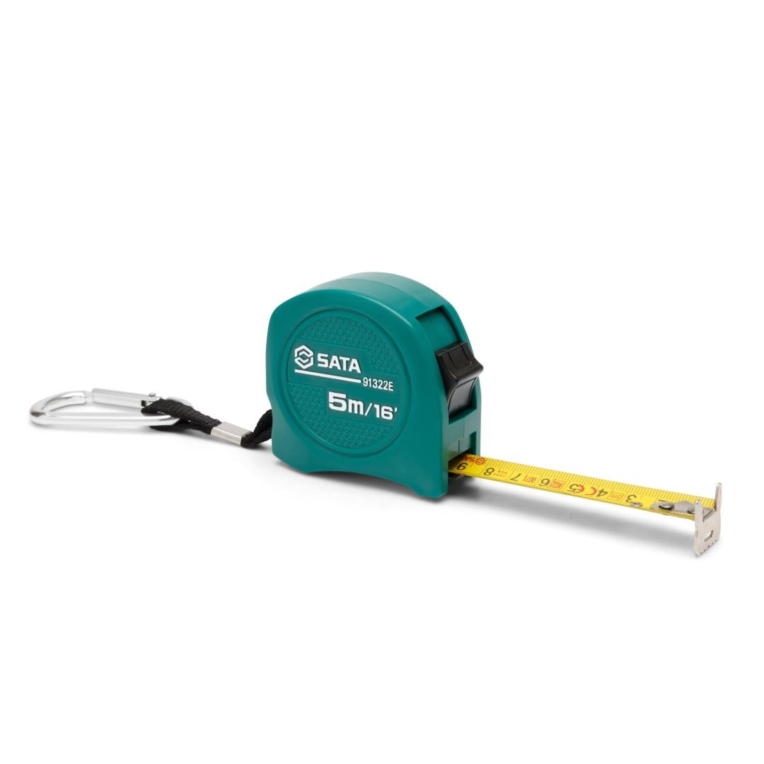 Tape Measure Metric/SAE Scale 5m/16'X25mm - SATA