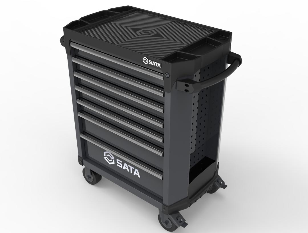7 Drawer Tool Cabinet - Grey - SATA
