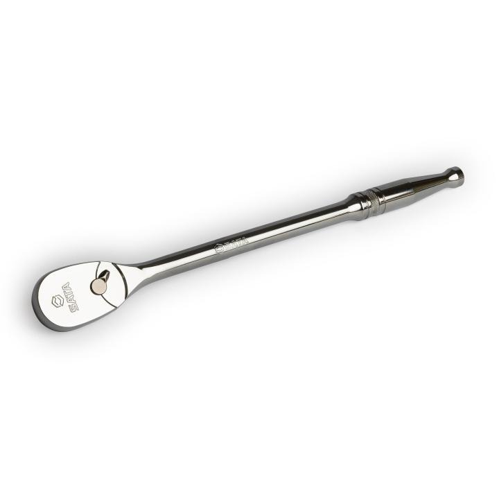 1/2” Drive Long handle Ratchet with plain handle (72 Teeth) - SATA