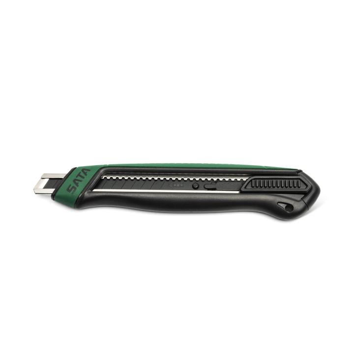 Rubber Grip Snap-Off Knife, 13-Point, 9x80mm - SATA