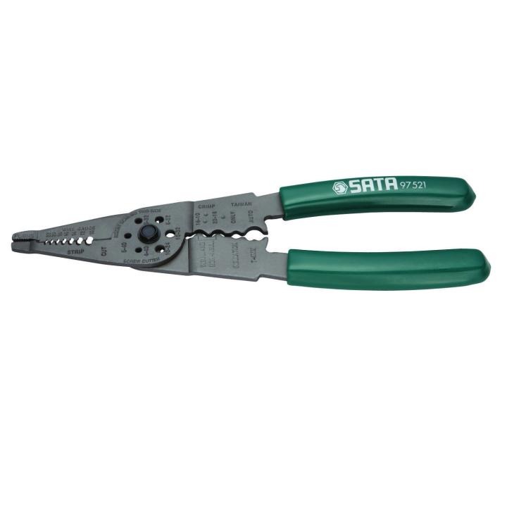 Electrical Wire Stripper and Crimper - SATA