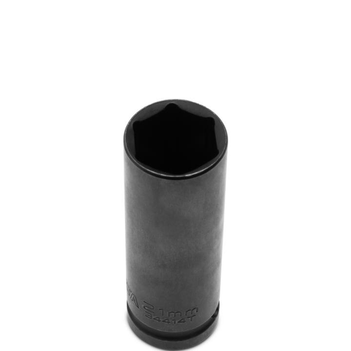 1 2 Drive 6 Point Thin Wall Impact Deep Socket 21mm SATA