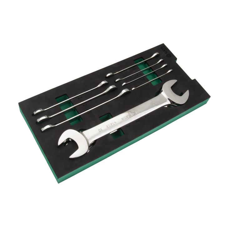 10 Pc. Metric Double Open End Wrench Tray Set - SATA