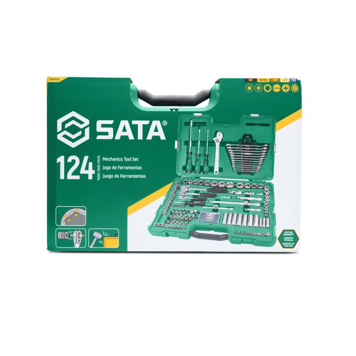 6to1miページ 124 Pc. 1/4”, 3/8” and 1/2” Drive 6 Point Metric/SAE 6 Point