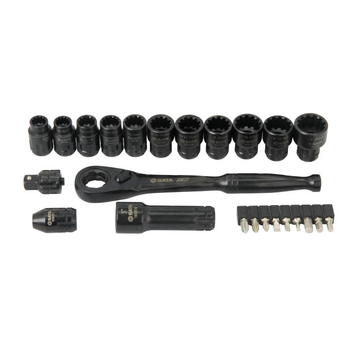 24 Pc. X6 Pass-Thru™ Mechanics Tool Set - SATA