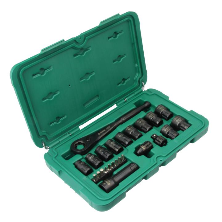 24 Pc. X6 Pass-Thru™ Mechanics Tool Set - SATA