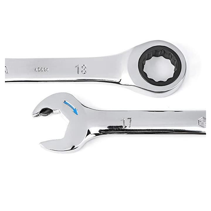 12 Pc. Metric Double Ratcheting Wrench Set - SATA