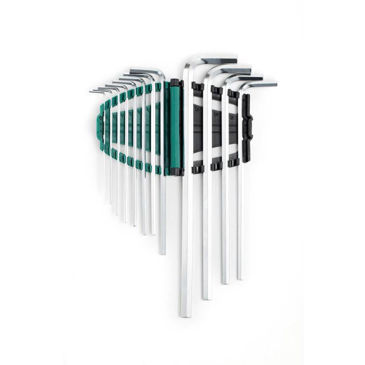 12 Pc. SAE Extra Long Hex Key Set - SATA