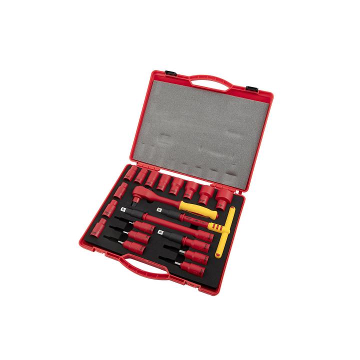 20 Pc. 1/2” Drive VDE Insulated Socket Set - SATA