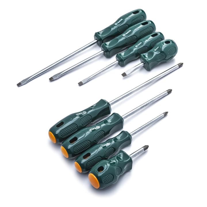 8 Pc. Acetate Combination Screwdriver Set - SATA