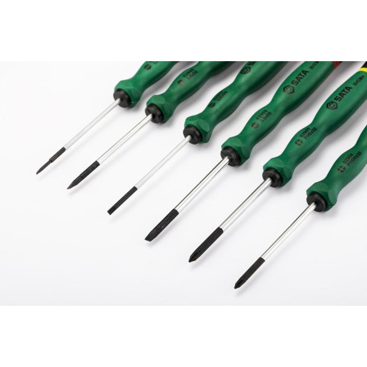 6 Pc. Precision Combination Screwdriver Set - SATA