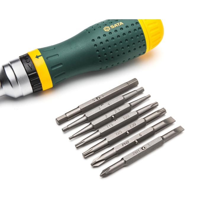 19-in-1 Multipurpose Ratcheting Screwdriver Set - SATA