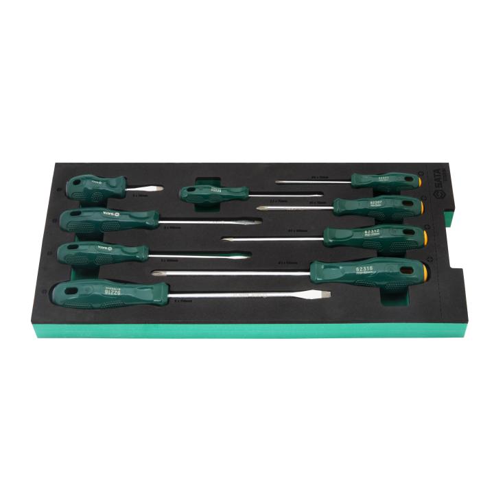 SATA builder's キャップ & タオル & とろみ君 3点セット 6 Pc. Acetate Combination Screwdriver Set - SATA