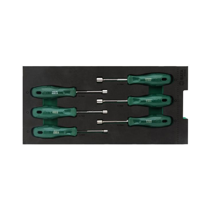 6 Pc. Acetate Nut Driver Tray Set - SATA
