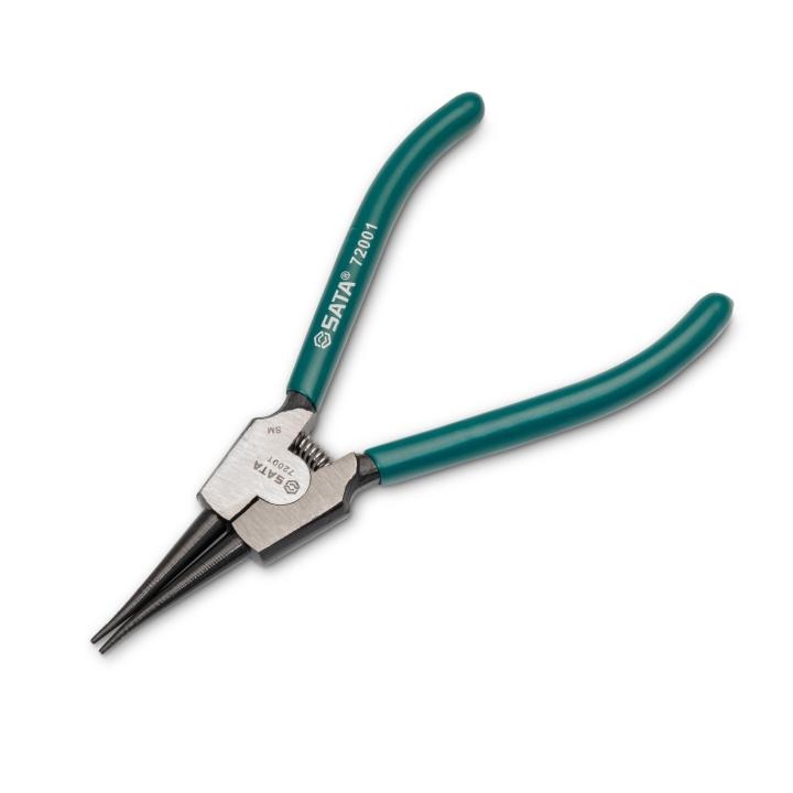 Angled snap store ring pliers