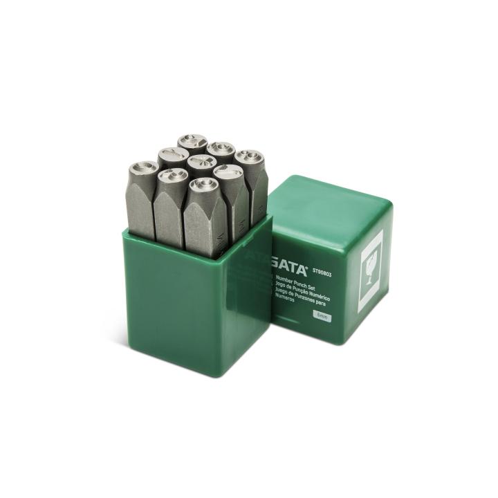 9 Pc. Number Punch Set 4mm - SATA
