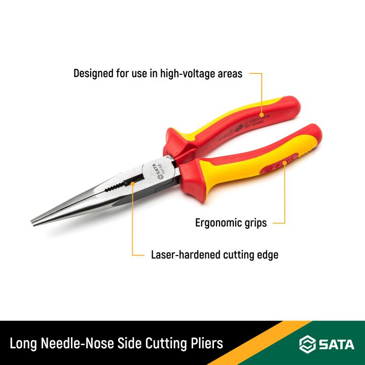 VDE Insulated Long Nose Pliers 8