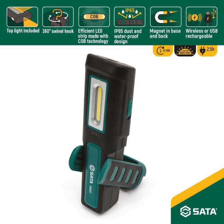 Industrial Wireless Rechargeable Work Light (600LM) - SATA