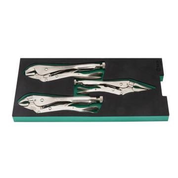 5 Pc. Adjustable Wrench and Pliers Tray Set - SATA